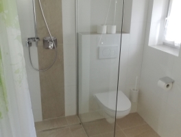 begehbare dusche ferienwohnung nauders